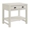 Alaterre Furniture Arden 2-Drawer Wood Nightstand with Open Shelf, Driftwood White ANAN0231 - alternate 1